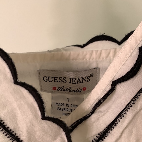 Vintage Guess Black and White MIDI Dress - Picture 3 of 3